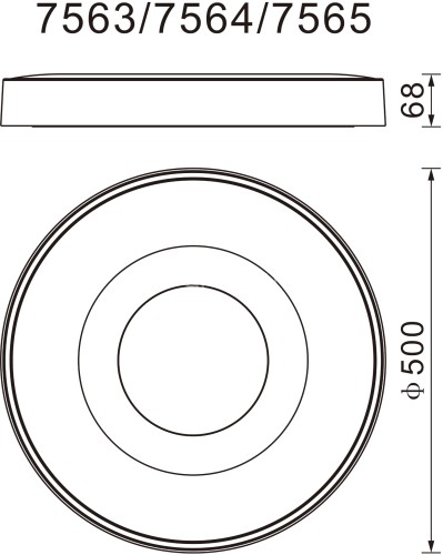 Потолочный светильник Mantra 7564