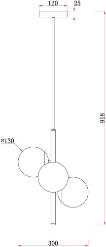 Потолочная люстра Freya FR5199PL-03BS