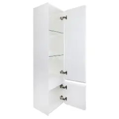 Пенал подвесной Azario Velluto белый (CS00088605)