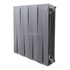 Биметаллический радиатор Royal Thermo PianoForte  500/100-8 (Silver Satin)