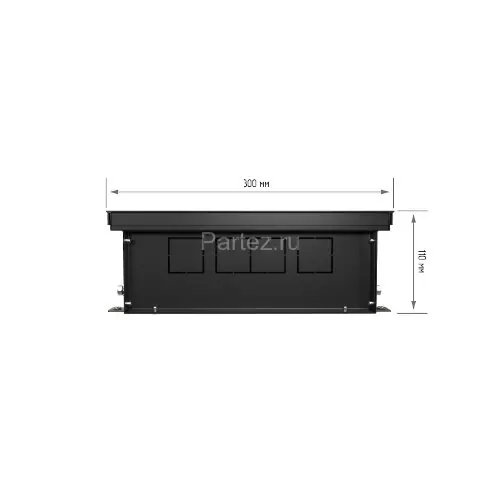 Конвектор внутрипольный Royal Thermo ATRIUM-110/300/1800-DG-U-DB