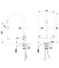 Смеситель Lemark Plus Harmony LM1405C для кухни