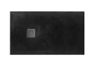Душевой поддон Roca TERRAN 1600x700 с сифоном и решеткой, черный (AP1016402BC01400)
