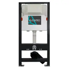 Сет AZARIO NEW Инсталляция 3/6л + подвесной унитаз Azario Mona 530x360x365 с быстросъемным сиденьем 