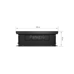 Конвектор внутрипольный Royal Thermo ATRIUM-110/300/1200-DG-U-DB