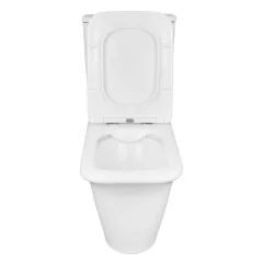 Унитаз-компакт Azario AVERO 660x360х820 напольный, безободковый с бачком и сиденьем микролифт (AZ-31