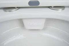 Унитаз-компакт Azario Candy 370х620х780 напольный, безободковый, в комплекте с бачком и сиденьем мик