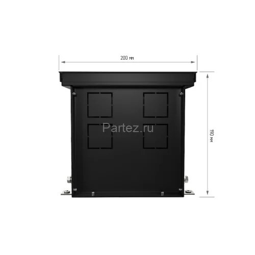 Конвектор внутрипольный Royal Thermo ATRIUM-190/200/1200-DG-U-DB