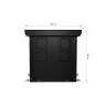 Конвектор внутрипольный Royal Thermo ATRIUM-190/200/1200-DG-U-DB