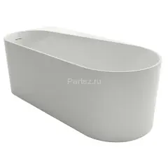 Ванна акриловая AZARIO FANO 1700х800х600 пристенная, в комплекте с сифоном и металлической рамой, ле