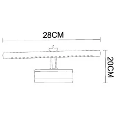 Подсветка для картин Arte Lamp A1103AP-1CC