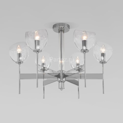 Потолочная люстра Eurosvet 60130/6 хром Smart