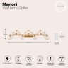 Настенный светильник Maytoni MOD547WL-13G