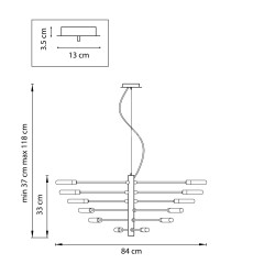 Подвесная люстра Lightstar 733127