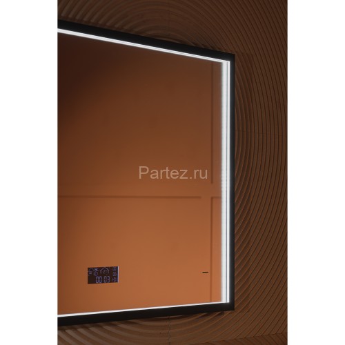 Зеркало AZARIO Эдисон - МЕТЕО 800х600 с подсветкой, бесконтактный сенсор с функцией диммера, погодны