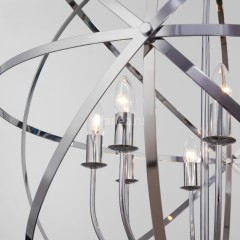 Подвесная люстра Eurosvet 60139/8 хром