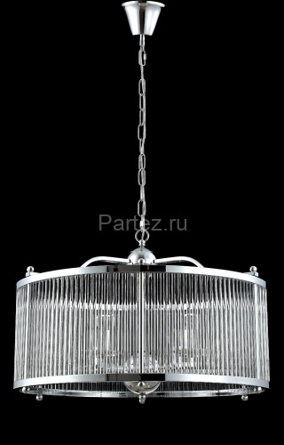 Подвесная люстра Crystal Lux TADEO SP6 D600 CHROME/TRANSPARENTE