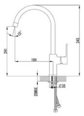 Смеситель для кухни Lemark Magic LM3405C