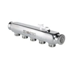 Коллектор распределительный НЕРЖ. 1&quot;х10х3/4&quot;ЕК VALTEC