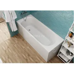 Ванна акриловая VAGNERPLAST KASANDRA прямоугольная, 180х70 см, белая (VPBA187KAS2X-04)