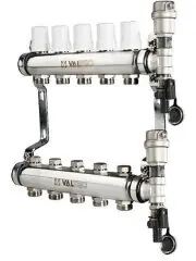 Коллекторная группа НЕРЖ. в сборе 1&quot;х3х3/4&quot;ЕК VALTEC