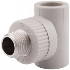 Тройник комбинированный PPR-НР D32х1&quot; Ekoplastik