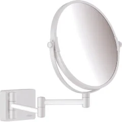 Косметическое зеркало Hansgrohe AddStoris, Белый матовый (41791700)