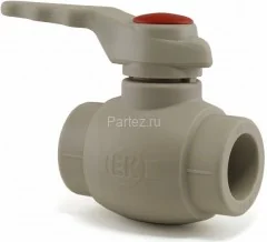 Кран шаровой PPR D25 Ekoplastik