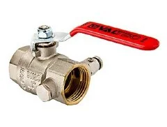 Кран шаровой с дренажем и воздухоотводчиком 1/2&quot; в-в рыч. VALTEC