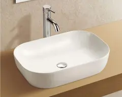Раковина Azario 490х395х150 накладная, белый глянец (AZ-2143)
