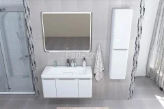 Зеркало AQUATON Шерилл 85 подсветка, сенсорный выключатель (1A210302SH010)