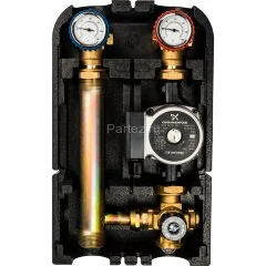 Насосная группа с 3-х ходовым приводным смесителем 1&quot; с насосом Grundfos UPSO 25-65, 29 kW STOUT