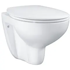 Унитаз подвесной Grohe Bau Ceramic безободковый, с сиденьем микролифт (39351000)