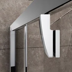 Душевое ограждение Ravak Pivot PSKK3-90 профиль белый, стекло прозрачное