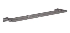 Полотенцедержатель двойной Hansgrohe AddStoris 648 мм, шлифованный чёрный хром (41743340)