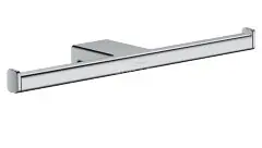 Держатель запасного рулона туалетной бумаги двойной Hansgrohe AddStoris, хром (41748000)