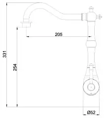 Смеситель для кухни Lemark Expert LM5081S