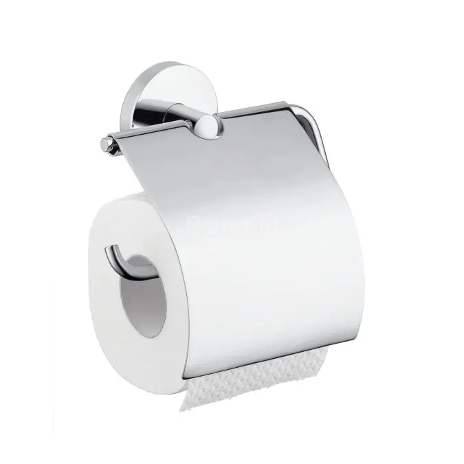 Держатель туалетной бумаги Hansgrohe Logis с крышкой, хром (40523000)