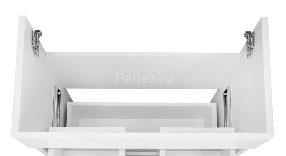 Комплект тумба Loranto Палермо 60/2 600х400х500 подвесная, с раковиной Люнокс 60, белый (CS00093187)