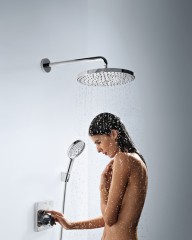 27378400 Верхний душ Raindance Select S 300 2jet, белый/хром