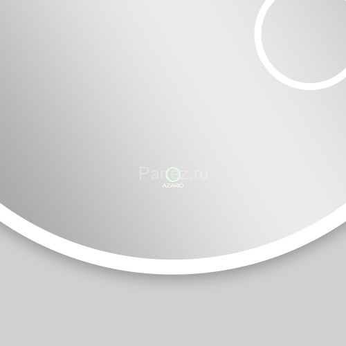 Зеркало AZARIO Talisman D600 с подсветкой, сенсорный выключатель с функцией диммера, алюминиевая рам