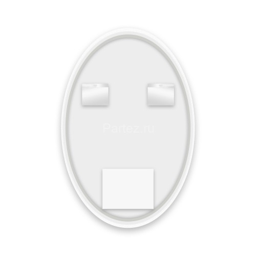 Зеркало AZARIO Gratsiya 600х900 с подсветкой, сенсорный выключатель с функцией диммера (AZ-Z-008CS)