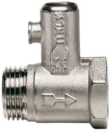 Клапан предохранительный для бойлера 1/2" art.366 ITAP