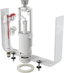 Выпускной комплект со стоп кнопкой Alca Plast (SA2000SK 1/2" CHROM)