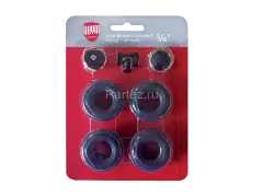 Набор присоединительный Royal Thermo 3/4'' black