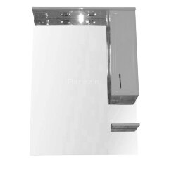 Зеркало-шкаф Loranto Коралл 70 правостороннее, 700х1075х170