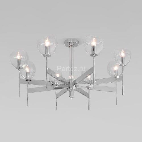 Потолочная люстра Eurosvet 60130/8 хром Smart
