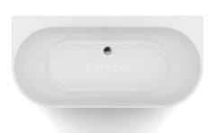 Ванна акриловая Azario BRADFORD 1700х800х580 пристенная, в комплекте с сифоном и металлической рамой