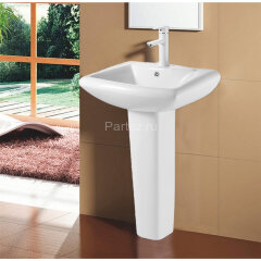 Раковина с пьедесталом AZARIO ELANA 560х440х835 (AZ-334P)