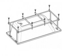 Монтажный комплект для ванны Roca SURESTE 160x70 (Z.RU93.0.278.8)